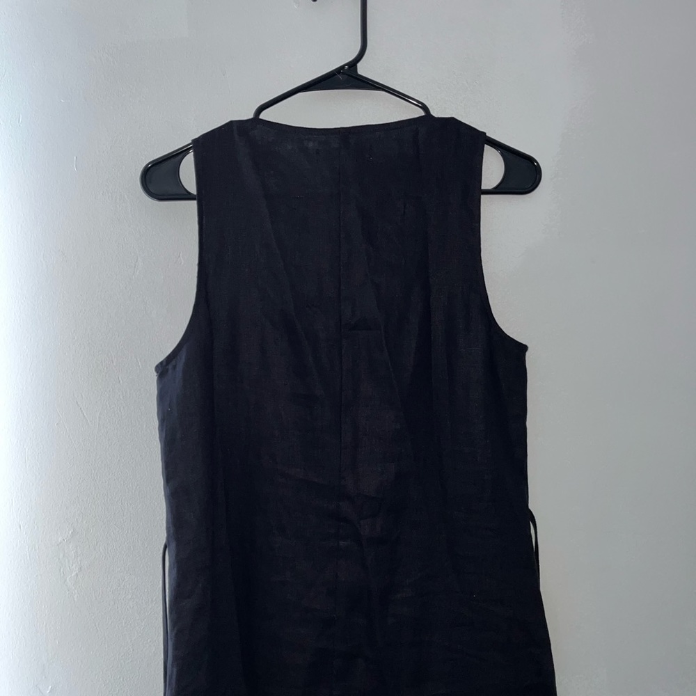 Reformation Charcoal Button-Front Midi Dress - Picture 11 of 12